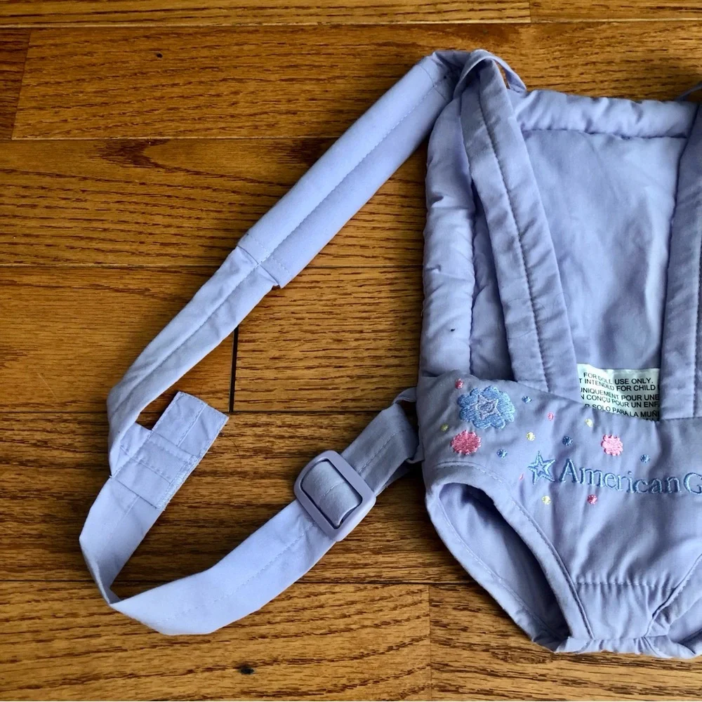 American Girl Retired Bitty Baby Lavender Mommy Doll Carrier Playtime Toy